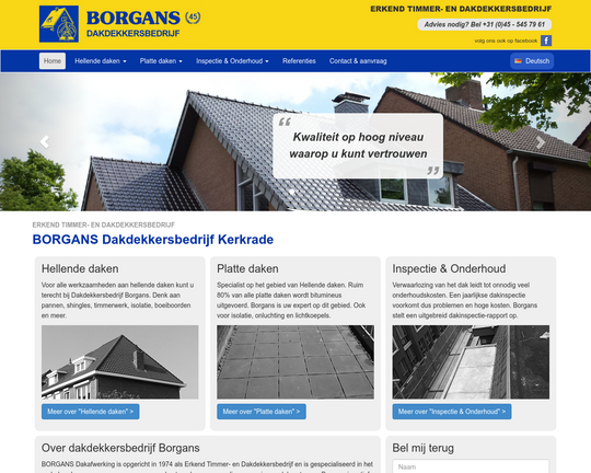 Borgans dakdekkersbedrijf Logo