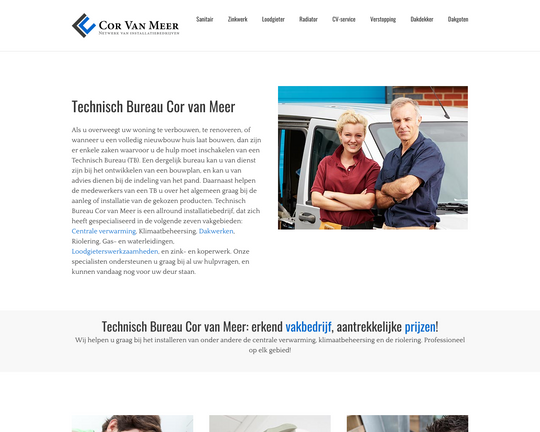 Cor van Meer Logo