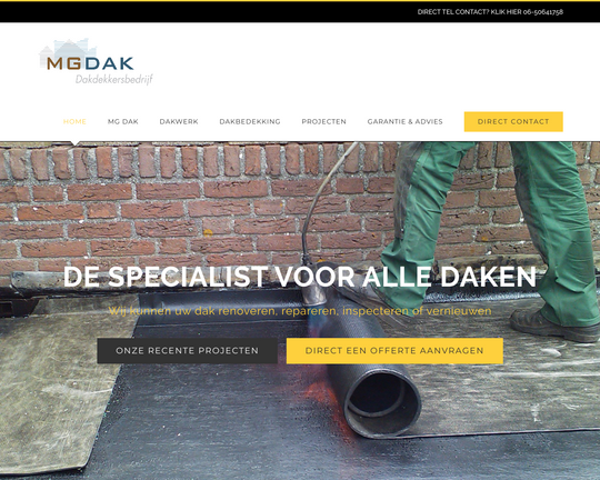Dakdekker MG Dak Logo