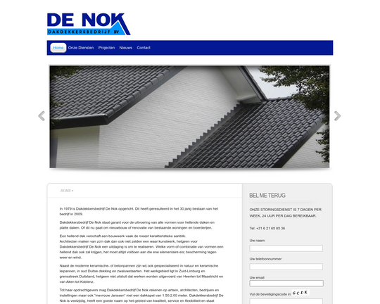 Dakdekkersbedrijf De Nok BV Logo
