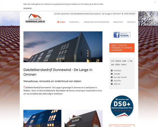 Dakdekkersbedrijf Dunnewind - De Lange Logo