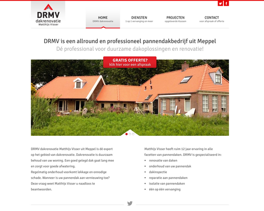 DRMV dakrenovatie Logo