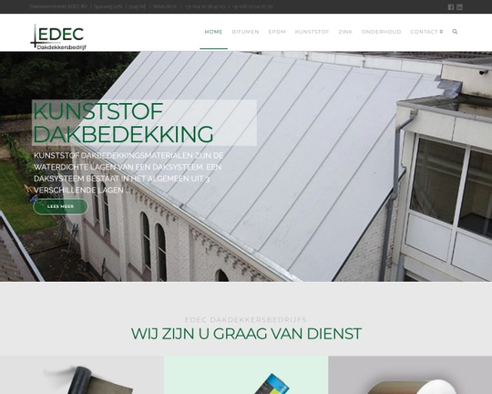 Edec dakdekkers bedrijf Logo