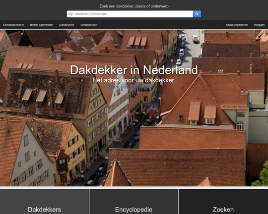 Een Dakdekker Logo