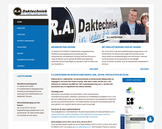 R.A. Daktechniek Logo